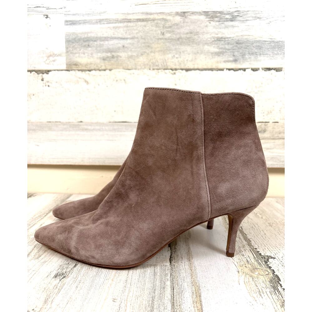 Charles by Charles David Womens 10 Tan Suede Kimma Booties Boho Chic NEW